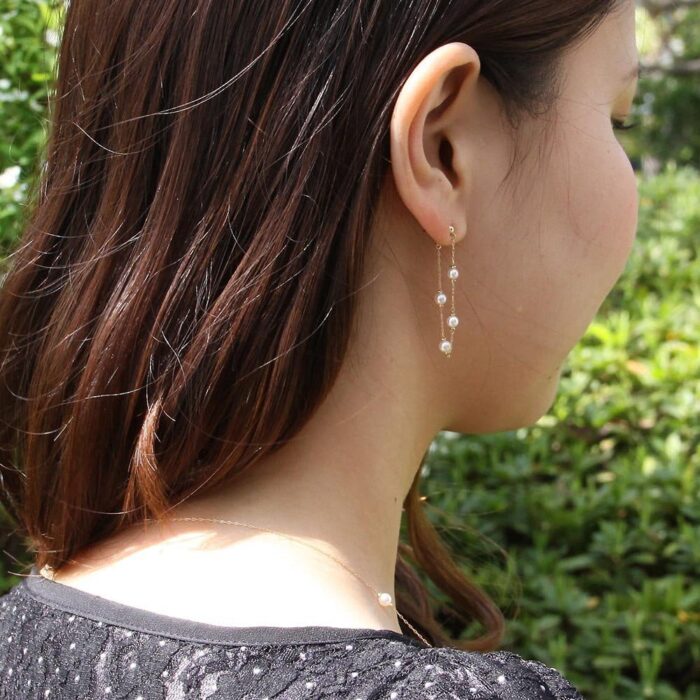 1746768818 japanese 3.5mm akoya cultured pearl drop earrings for women with 18k yellow gold elegant design excellent gift pearl earrings.jpg