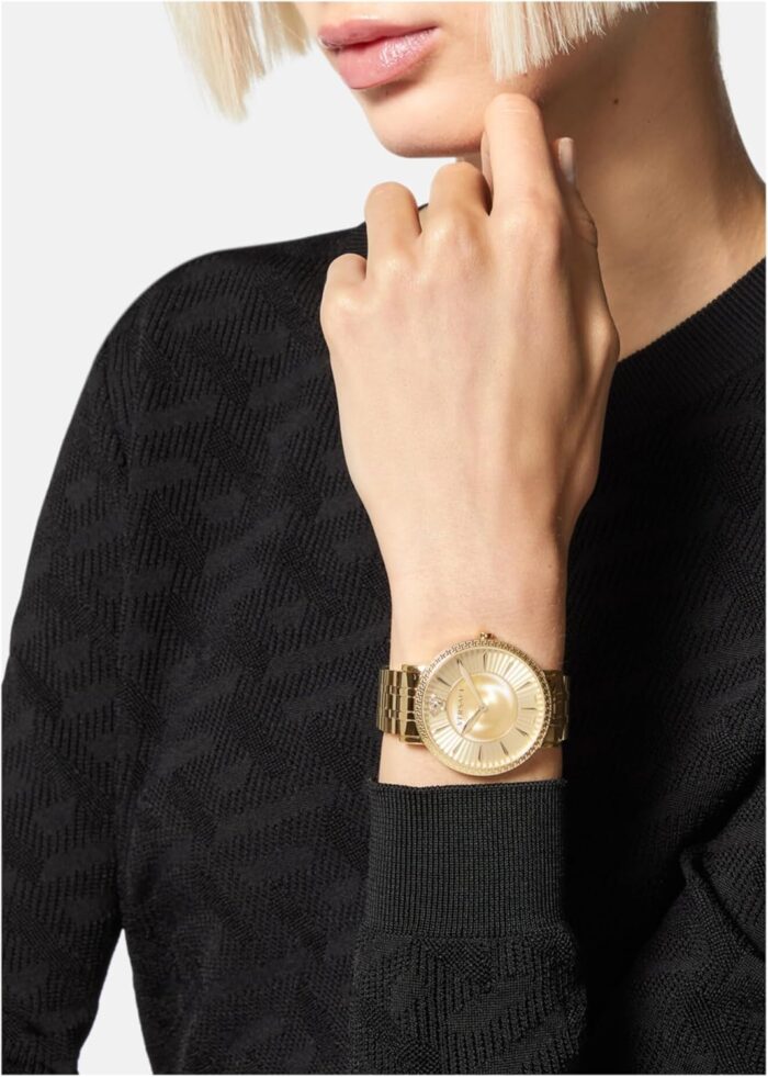 1746773612 versace v eternal collection luxury womens watch timepieces with a gold bracelet case and dial.jpg