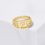 1746773841 ross simons italian 14kt yellow gold greek key ring. size 8.jpg