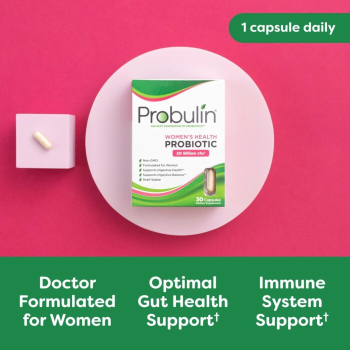 1746778106 probulin womens health probiotic prebiotic for vaginal gut immune health 20 billion cfu 12 probiotic strains 30 vegan capsules pack of 3.jpg