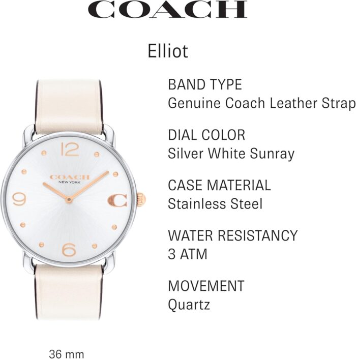 1746778868 coach elliot womens watch sleek and minimalist in design timeless style for any occasion gifts for her water resistant 36 mm.jpg