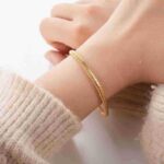 1746779721 18k gold bracelet womens solid light luxury jewelry mesh snake chain bracelet suitable for giving women christmas birthday valentines day gifts.jpg