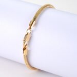 1746779722 18k gold bracelet womens solid light luxury jewelry mesh snake chain bracelet suitable for giving women christmas birthday valentines day gifts.jpg