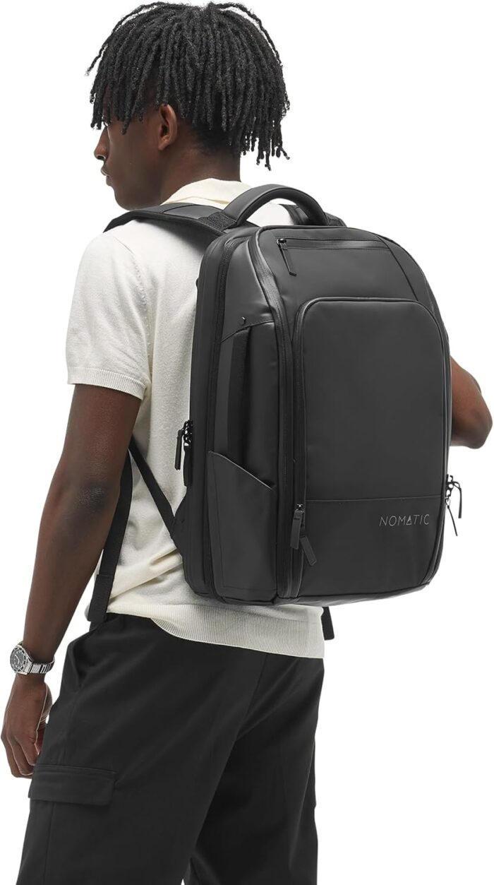 1746782051 nomatic travel pack 20l water resistant laptop bag tsa ready expandable black backpack.jpg