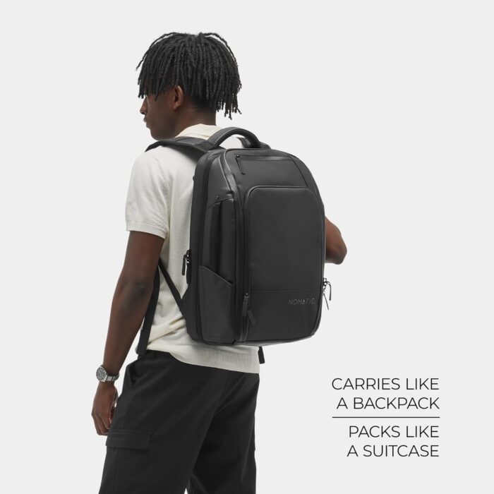 1746782058 nomatic travel pack 20l water resistant laptop bag tsa ready expandable black backpack.jpg