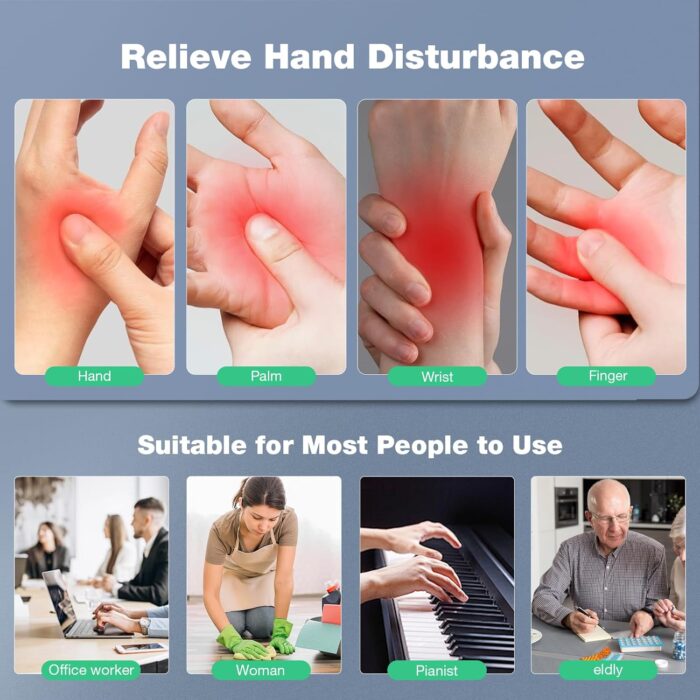 1746782964 mothers day gifts for mom， hand massager with heat and compression 3d machine for hand and finger relief 6 levels pressure point therapy for wrist palm kneading gifts for women white.jpg