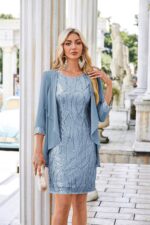 1746788183 grace karin sequin dress for women knee length mother of the bride dresses formal dress two piece dress with chiffon jacket.jpg