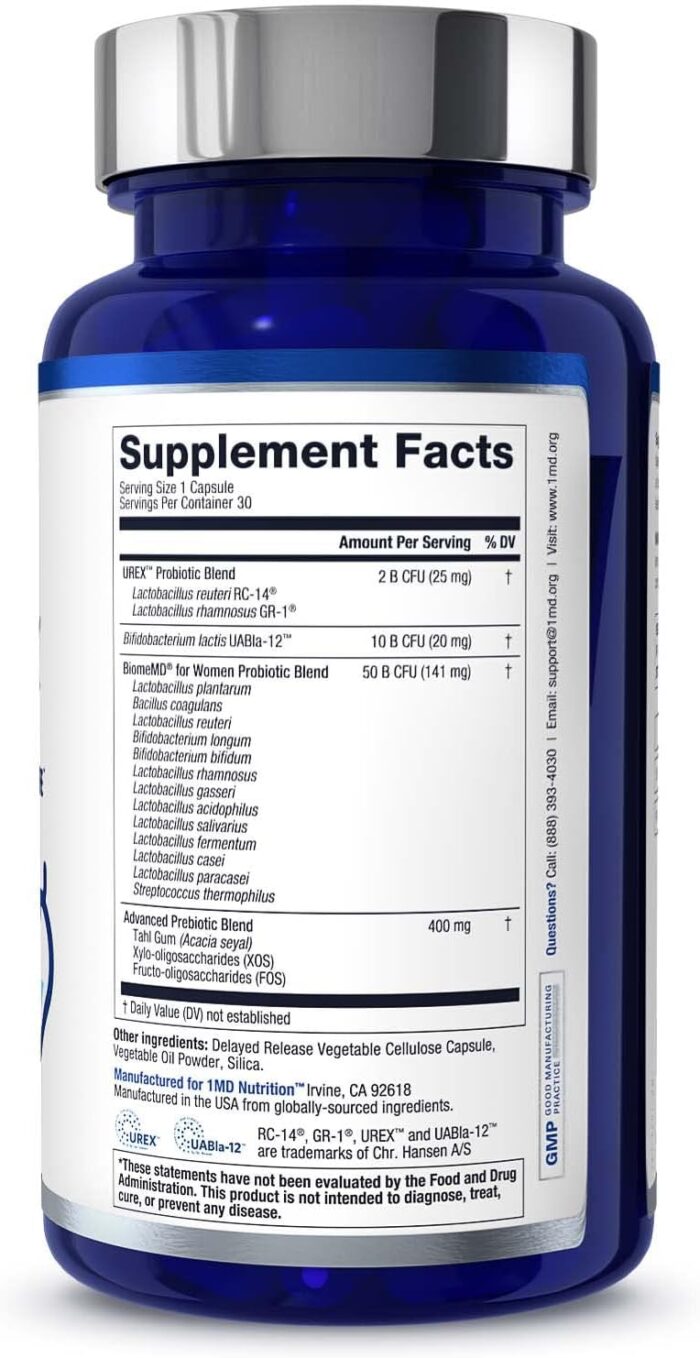 1746790282 1md nutrition biomemd probiotics for women 62 billion cfus 16 strains with prebiotics supports vaginal urinary health doctor formulated 30 capsules 2 pack.jpg