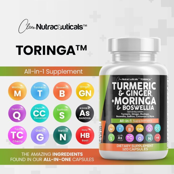 1746793942 turmeric moringa supplement ginger boswellia saffron supplement for women and men with ceylon cinnamon tart cherry quercetin garlic nettle holy basil 5pack.jpg