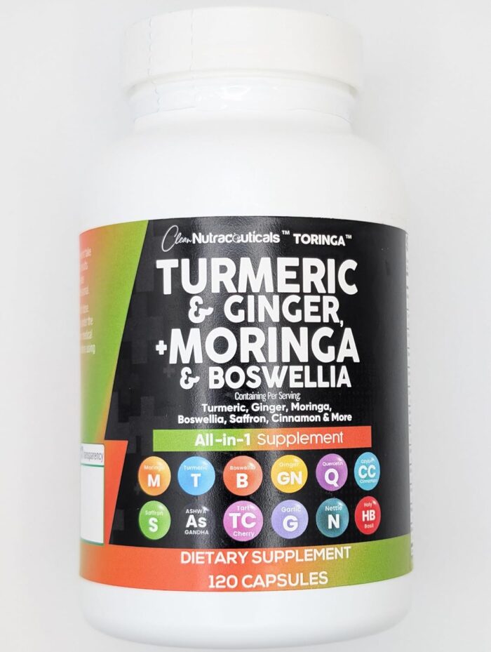 1746793947 turmeric moringa supplement ginger boswellia saffron supplement for women and men with ceylon cinnamon tart cherry quercetin garlic nettle holy basil 5pack.jpg