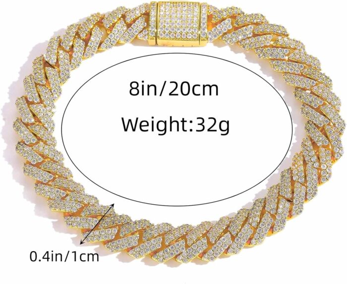 1746796418 18k gold cuban hip hop bracelet fashionable high end bracelet mens and womens holiday gifts.jpg