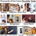 1746796850 silicone double sided universal phone holder suction octo cup buddy sticky grip cellphone case mount compatible with iphone aluminum alloy stand for selfie video tiktok gym shower kitchen.jpg