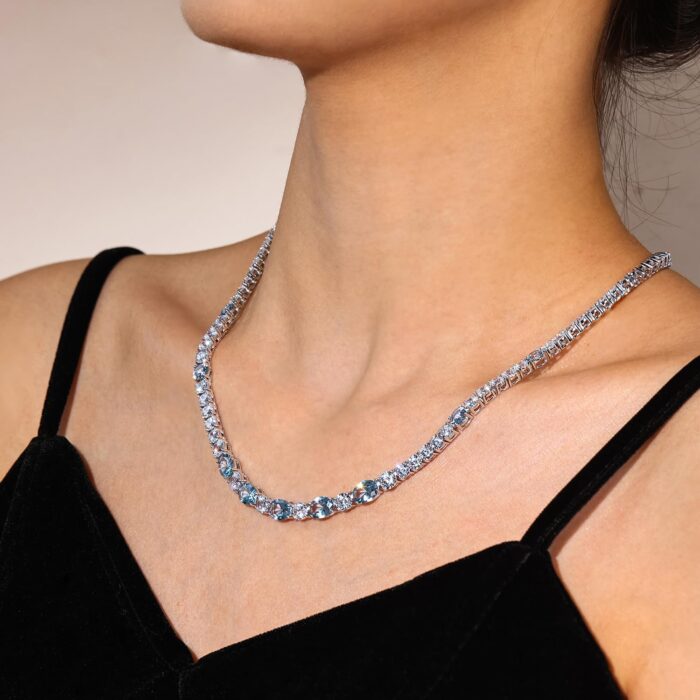 1746798840 fancime sterling silver tennis necklace 4mm 18 inch birthstone necklace with 6 8mm oval gemstone luxury fine birthday jewelry gifts for women.jpg