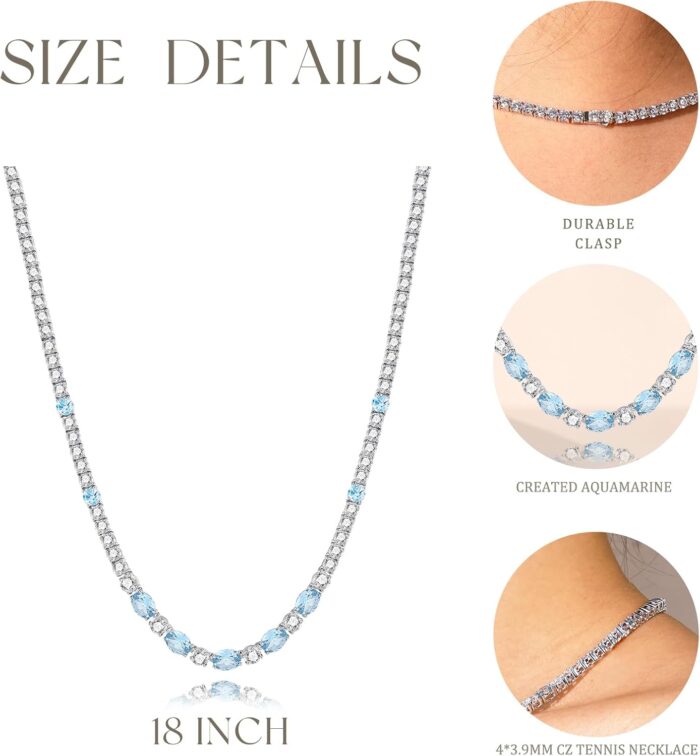 1746798846 fancime sterling silver tennis necklace 4mm 18 inch birthstone necklace with 6 8mm oval gemstone luxury fine birthday jewelry gifts for women.jpg