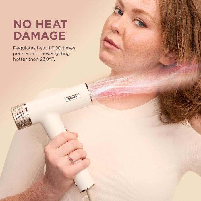 1746804054 shark speedstyle essential high velocity dryer with concentrator lightweight ionic no heat damage best for straight and wavy hair silk hd301.jpg