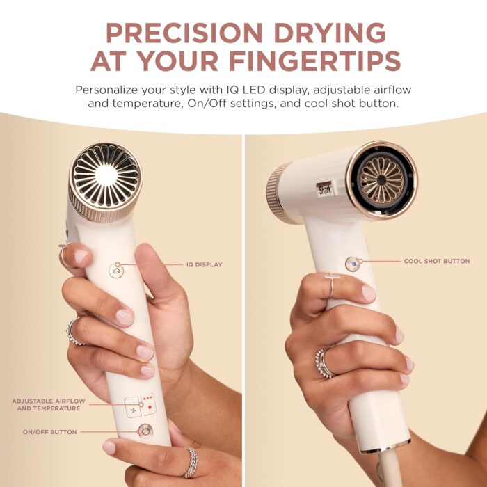 1746804057 shark speedstyle essential high velocity dryer with concentrator lightweight ionic no heat damage best for straight and wavy hair silk hd301.jpg