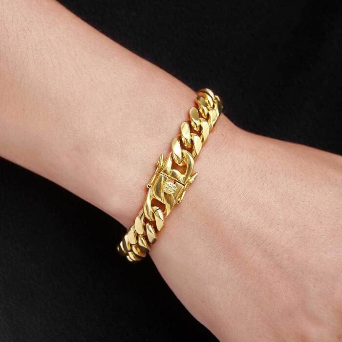 1746807501 mens 18k gold bracelet with dragon head buckle cuban chain womens solid mesh bracelet high end gift for birthdays christmas thanksgiving.jpg
