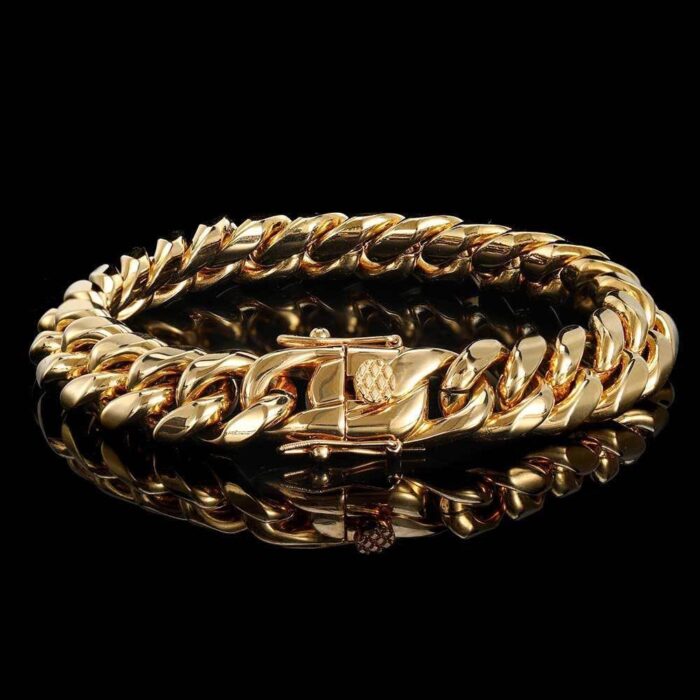 1746807504 mens 18k gold bracelet with dragon head buckle cuban chain womens solid mesh bracelet high end gift for birthdays christmas thanksgiving.jpg
