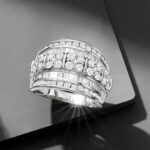1746822350 ross simons 2.00 ct. t.w. baguette and round diamond multi row ring in sterling silver.jpg
