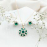 1746824821 certified lab grown emerald necklace earring set aaaa quality emerald moissanite flower jewelry set ready to gift.jpg