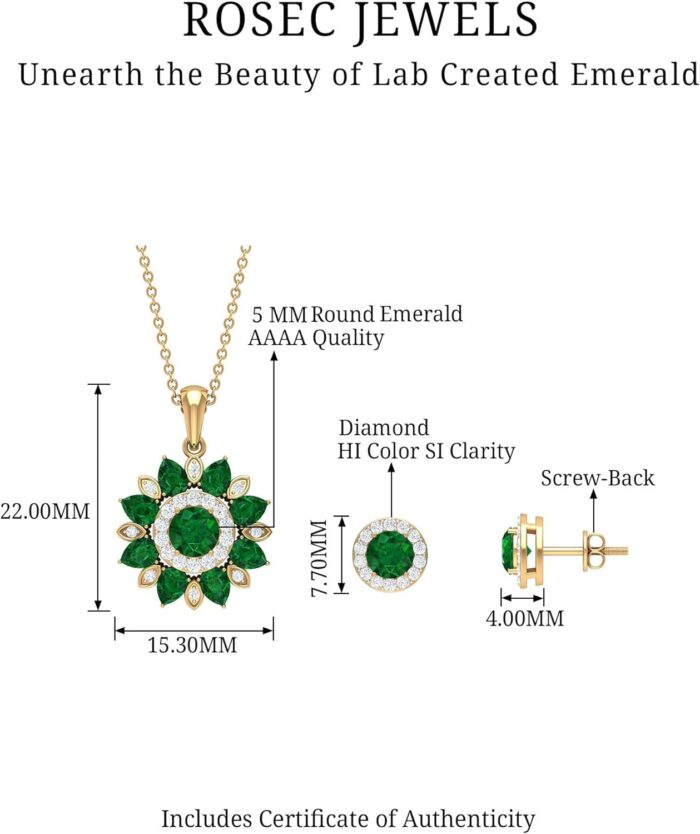 1746824825 certified lab grown emerald necklace earring set aaaa quality emerald moissanite flower jewelry set ready to gift.jpg