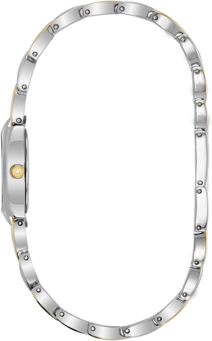 1746826461 bulova ladies classic two tone stainless steel 3 hand quartz white patterned dial style 98v02.jpg