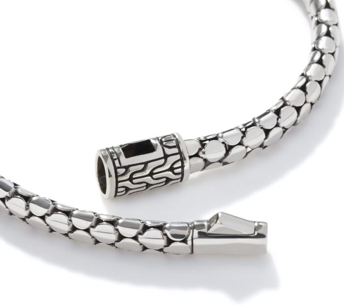 1746826628 john hardy dot collection womens bracelet 4.5mm 925 sterling silver luxury womens wrist bracelet with pusher clasp.jpg