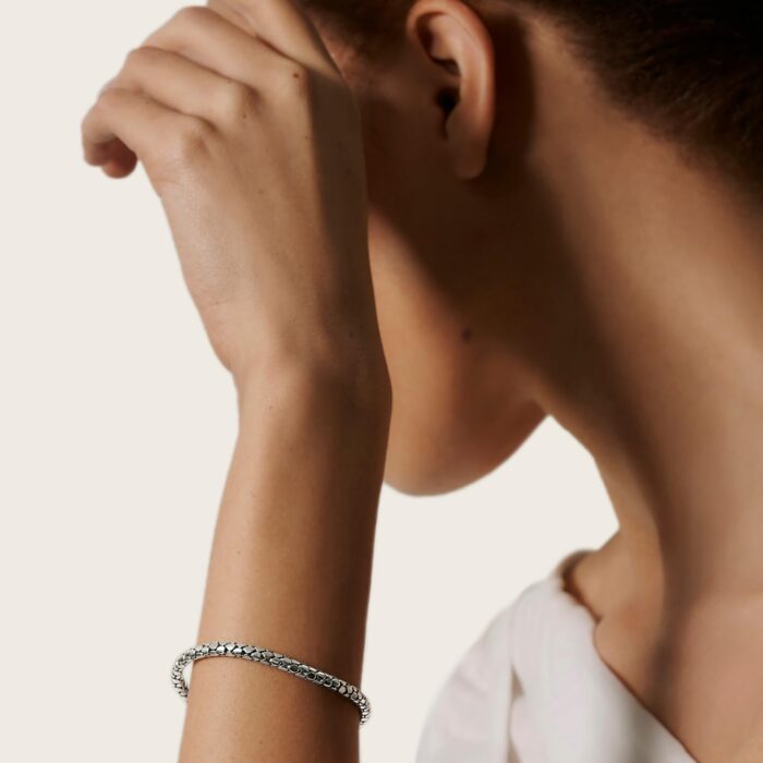 1746826630 john hardy dot collection womens bracelet 4.5mm 925 sterling silver luxury womens wrist bracelet with pusher clasp.jpg