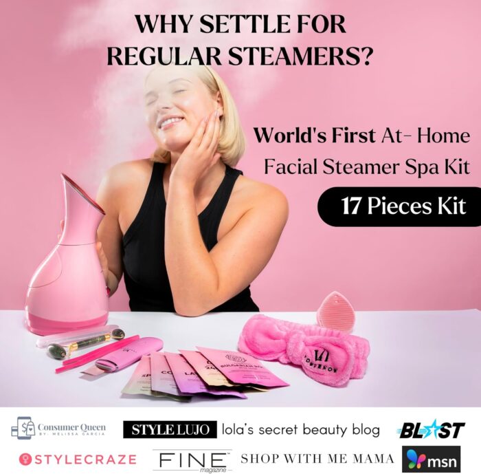1746834654 facial steamer spa kit with complimentary 17 skin care tools face steamer for facial deep cleaning with towel warmer humidifier mode self care spa gifts for women mothers day gifts for mom.jpg