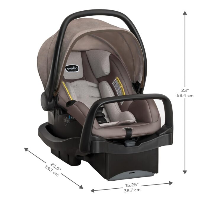 1746836765 evenflo pivot modular travel system with litemax infant car seat with anti rebound bar desert tan.jpg