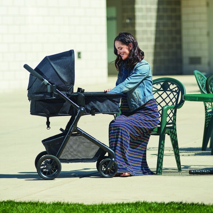 1746836771 evenflo pivot modular travel system with litemax infant car seat with anti rebound bar desert tan.jpg