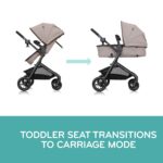 1746836780 evenflo pivot modular travel system with litemax infant car seat with anti rebound bar desert tan.jpg