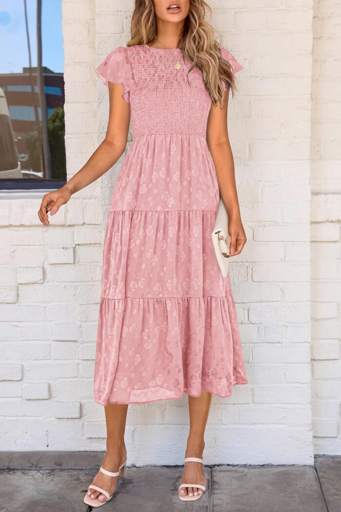 1746843115 prettygarden womens floral midi dress 2025 summer cap sleeve smocked ruffle a line long flowy wedding guest dresses.jpg