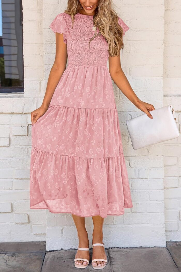 1746843119 prettygarden womens floral midi dress 2025 summer cap sleeve smocked ruffle a line long flowy wedding guest dresses.jpg