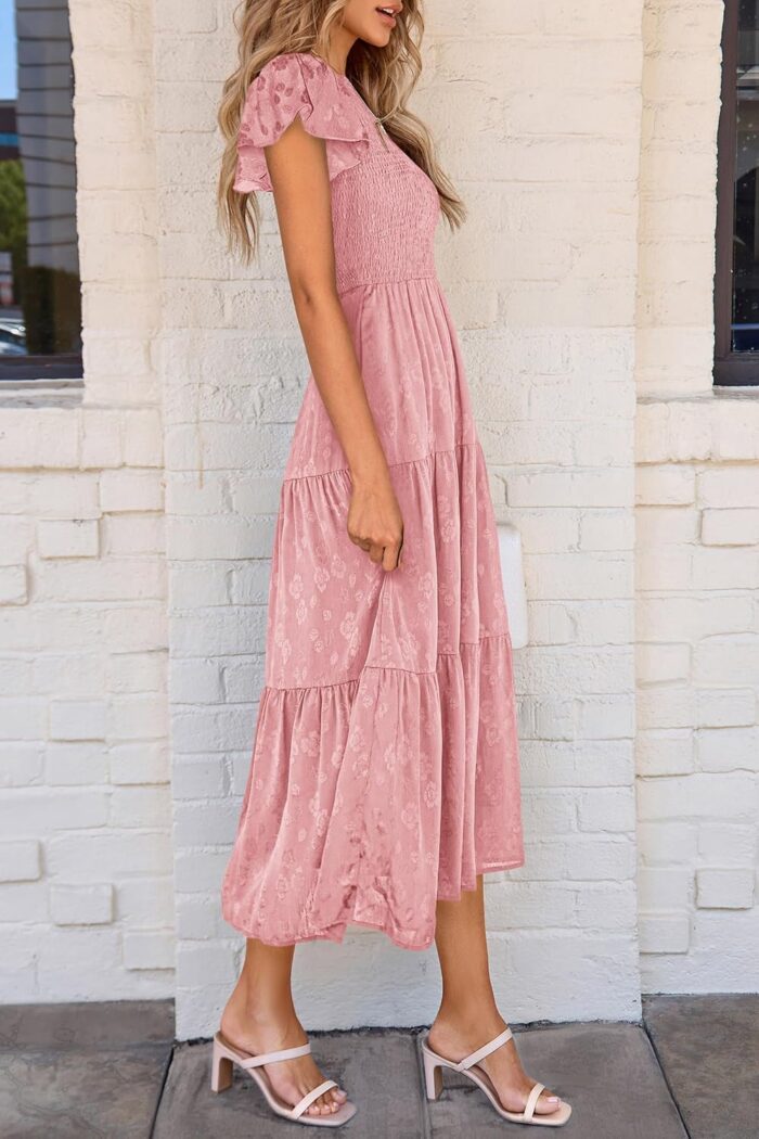 1746843125 prettygarden womens floral midi dress 2025 summer cap sleeve smocked ruffle a line long flowy wedding guest dresses.jpg