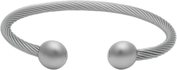 1746845001 qray professional hi gauss magnets surgical steel golf athletic bracelet men women c shaped health wellness bracelet.jpg