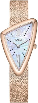 1746846156 saga sailboat womens luxury quartz watch with swiss movement roman numeral dial danube crystal stainless steel triangular case 3atm water resistant elegant gift for small wrists.jpg