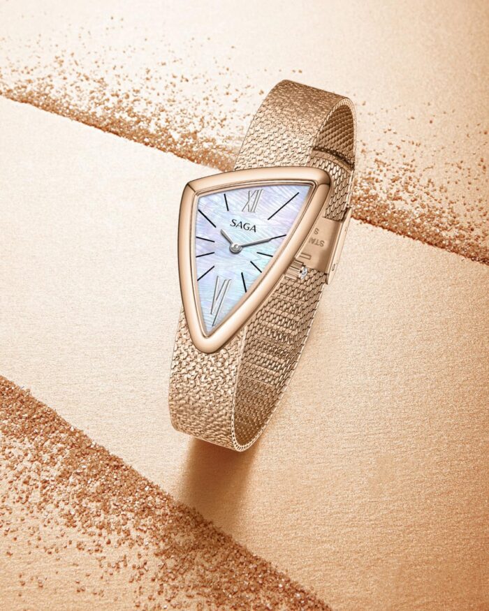 1746846157 saga sailboat womens luxury quartz watch with swiss movement roman numeral dial danube crystal stainless steel triangular case 3atm water resistant elegant gift for small wrists.jpg