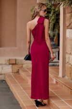 1746846807 prettygarden summer one shoulder long formal womens dress sleeveless ruched bodycon wedding guest slit maxi dresses.jpg
