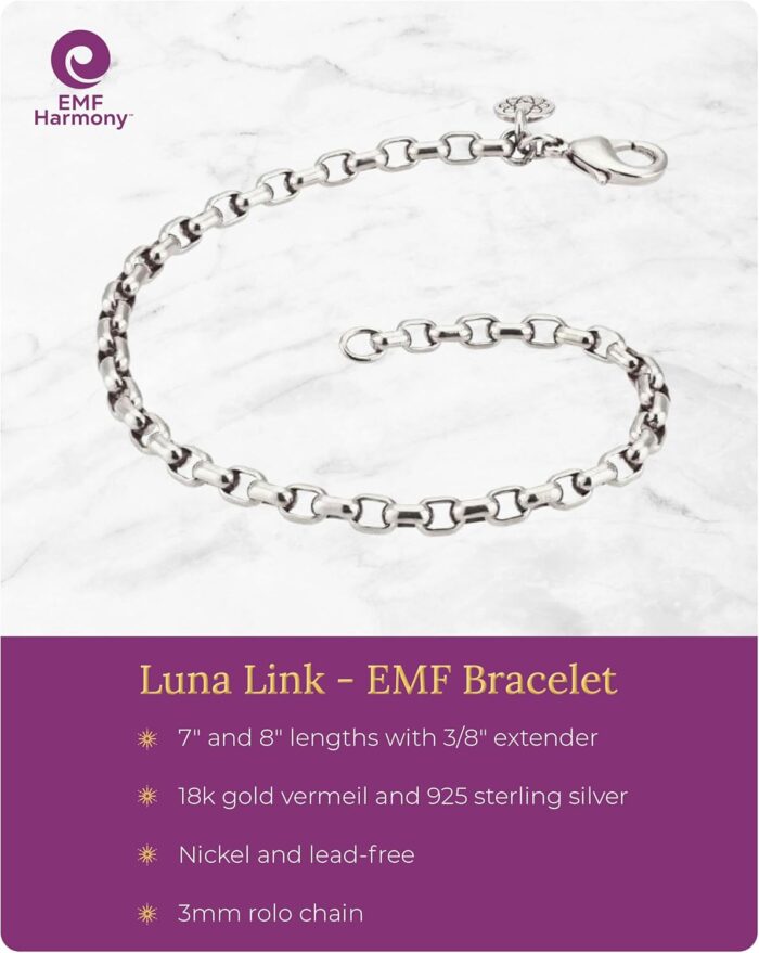 1746848715 emf harmony luna silver bracelet – sterling silver or 18k gold vermeil with bioresonance for energy balancing and wellness – adjustable womens jewelry.jpg