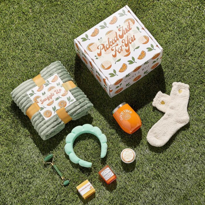 1746849493 sunnywise care package for women designed in usa self care gifts after surgery get well soon orange fruit themed thinking of you 12 oz good vibes tumbler.jpg