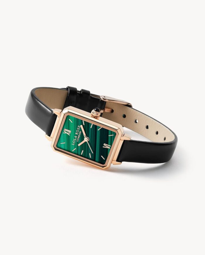 1746849637 lola rose dainty womens wrist watch green malachite dial wrapped by stylish gift box elegant present for ladies and loved ones.jpg