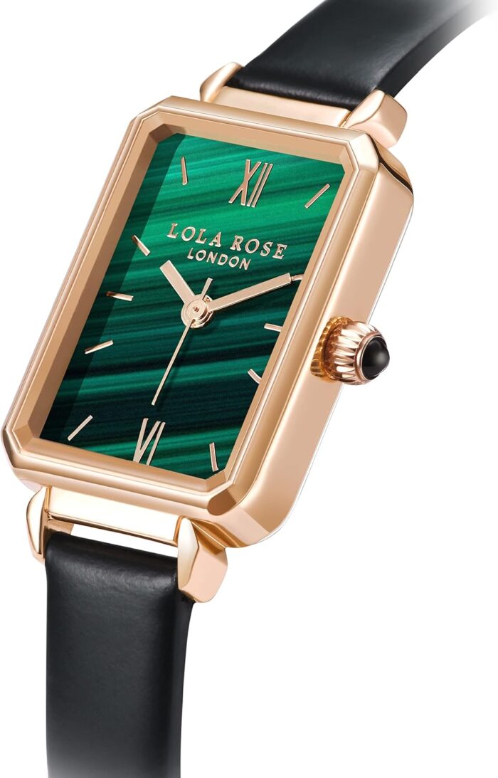 1746849644 lola rose dainty womens wrist watch green malachite dial wrapped by stylish gift box elegant present for ladies and loved ones.jpg
