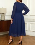 1746850468 pinup fashion plus size dresses for wedding guest 2025 formal long sleeve chiffon fall midi dress.jpg