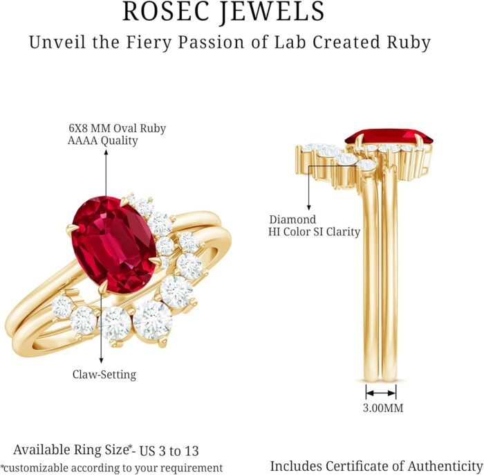1746851319 certified lab grown ruby bridal ring set aaaa quality 6x8 mm ruby engagement ring with diamond enhancer ideal for gift.jpg