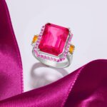 1746853542 ross simons 14.00 carat pink topaz and .80 ct. t.w. multi gemstone ring in sterling silver. size 7.jpg