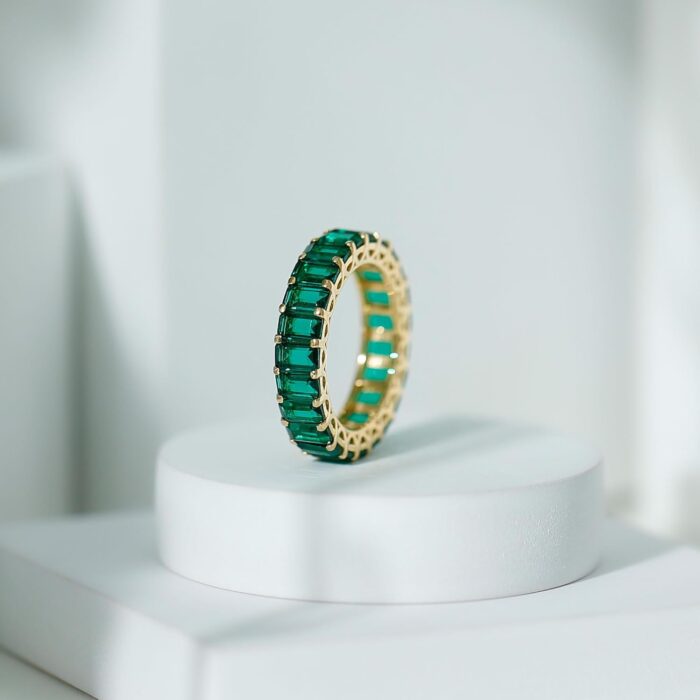 1746855076 certified lab grown emerald full eternity ring for women aaaa quality emerald wedding band ready to gift.jpg