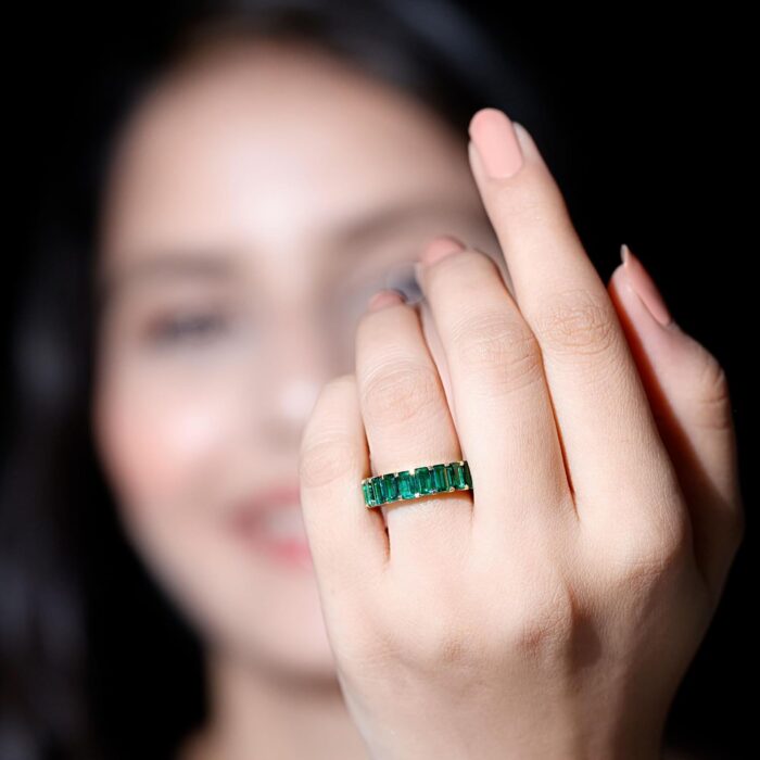 1746855081 certified lab grown emerald full eternity ring for women aaaa quality emerald wedding band ready to gift.jpg