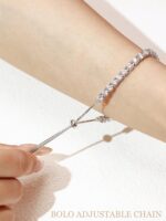 1746857305 1.2ct 12ct cttw moissanite bolo tennis bracelet 2345mm d color vvs1 round cut moissanite adjustable sterling silver bolo simulated diamond bracelets gifts for women.jpg