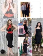 1746857886 houstil womens v neck halter fishtail bandage bodycon dress party.jpg